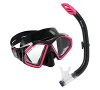 Aqua Lung Sport SC3970102 Gafas de Buceo con Tubo, Adultos Unisex, Negro, Estandar