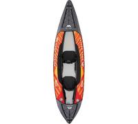 Aqua Marina Kayak Inflable de travesía para 2 Personas Memba-390 Naranja Set Todo Incluido, Optimizado para un rápido Deslizamiento