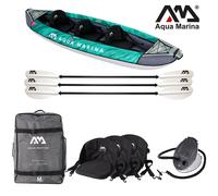 Aqua Marina LAXO Kayak Inflable De 380cm Para 3 Personas