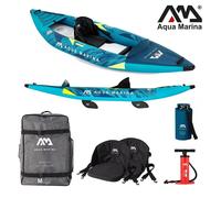 Aqua Marina STEAM 312 Juego De Kayak 1 Persona Inflable Canoa Bote De Agua Kayak