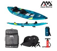 Aqua Marina Steam 412 Kayak Set 2 Personas Hinchable Canoa Botas Torrente Kajak