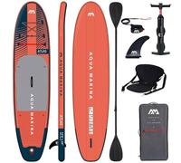 Aqua Marina Sup Board Stand Up Paddle AQUAMARINA Atlas Paquete completo 366 x 86 x 15 cm con asiento kayak y remo doble