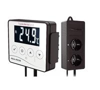 Aqua Medic T-controller Twin 2.0, dispositivo digital de medición y control de temperatura para el control simultáneo de unidades de calefacción y refrigeración