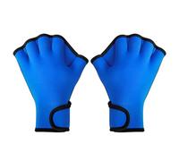 Aqua - Neopreno para Agua, Equipo de Fitness para natación, Equipo de Entrenamiento, Mano palmeada, cómoda Paleta para Ejercicios de natación y aeróbicos acuáticos, Color Negro y , Talla M L