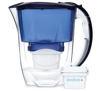 Aqua Optima Oria Jarra con filtro de agua, con 1 cartucho de filtro de agua Evolve+ de 30 días, capacidad de 2,8 litros, con tecnología de filtración de 5 pasos de flujo rápido
