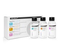 Aqua Peeling Hydra Facial Serum 50ml Limpieza Profunda Líquido Oxígeno Líquido Agua Limpieza Desinfectante Uso para Máquina Hidro Facial Elitzia ETLB245 ETQY1104 Set de 3 Botellas