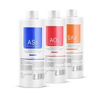 Aqua Peeling Solution, Top Salon Skin Scrub, Hydra Skin Scrub Solución especial, pequeña solución de burbujas (3 botellas x 400 ml)