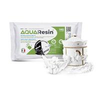 AQUA RESIN - Resina Mineral, Efecto porcelana en Polvo Blanco No Tóxico y 100% Seguro para Mezclar con Agua, Coloreable e Ideal para Usar en Moldes, DIY (1 kg)