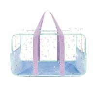 Aqua-Resistant Poolside Tote - Spacious Waterproof Carryall with Secure Closure | Lightweight Mesh Organizer for Towels, flep Flops, Sunscreen, Sunglasses, Sand Toys, Bath Accessories, Fitness Center