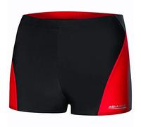 Aqua Speed Alex Mens Bañadores | Pantalones de baño para Hombres | Protección UV | 09. / 136 / Negro Gris Rojo | Tamaño: L