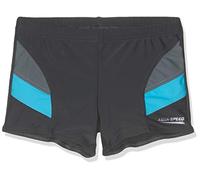 Aqua Speed Andy - Bañador para niños, Infantil, Bañador, 5908217664396, Gris y Azul, Size 146