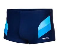 Aqua Speed Aron Mens Bañadores | Pantalones de baño para Hombres | Protección UV | 03. Azul/Azul Claro/Azul | Tamaño: 5XL