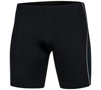 Aqua Speed Blake Troncos de natación Largo de Hombre | Ajuste Jammer | Protección UV | Größen Badehosen:S, Color:Schwarz - Grau