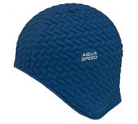 Aqua-Speed Bombastic Tic-TAC - Gorro de natación para Hombre, Bombastic Tic-TAC Látex, Hombre, Color Azul Marino, tamaño Talla única