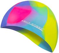 Aqua Speed Bunt Set - Gorro de baño + Pequeño Toalla de Microfibra | Gorra de natación | Unisexo | 09. Colorido / 44