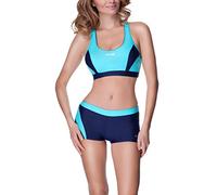 Aqua-Speed Fiona Traje de baño para Mujer, Mujer, 5908217656759, Turquoise/Navy, Talla 36