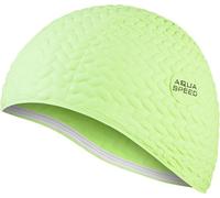 Aqua Speed Gorra de natación | Gorra de baño Deportes | Entrenamiento | natación | Pelo Largo | látex | Bombastic Tic-TAC | Verde