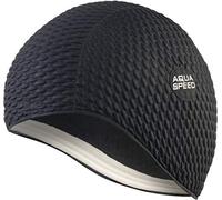 Aqua Speed Gorra de natación | Gorra de baño Deportes | Entrenamiento | natación | Pelo Largo | látex | Bombastic Tic-TAC | Bombastic/black/07