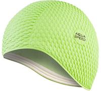 Aqua Speed Gorra de natación | Gorra de baño Deportes | Entrenamiento | natación | Pelo Largo | látex | Bombastic Tic-TAC | Bombástico/Verde Lima /11