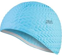 Aqua Speed Gorra de natación | Gorra de baño Deportes | Entrenamiento | natación | Pelo Largo | látex | Bombastic Tic-TAC | Turquesa