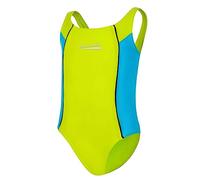 Aqua Speed Luna Traje de baño para niña | Traje de una Pieza | protección UV | Resistente al Cloro | Verde Claro - Turquesa 82 | Tamaño: 128 cm