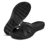 Aqua Speed Set de chanclas + toalla de microfibra para mujer | Sandalias de ducha para mujeres y niñas | Sandalias de sauna | Chanclas de baño