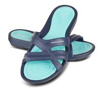 Aqua Speed - Set - Panama Zapatillas de baño + Toalla de Microfibra | Mujeres | Sandalias de Ducha | Zapatillas de Playa, Color:Panama Damen - 10, Tamaño:36