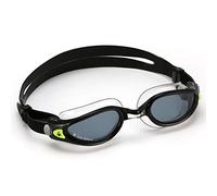 Aqua Sphere Kaiman Exo Regular Fit Clear Gafas de natación, Unisex Adulto, Negro/Plateado Transparente, Normal