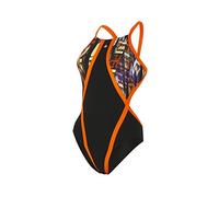 Aqua Sphere Mujeres Jacana - Bañador de, Mujer, Jacana, Black/Bright Orange, 38