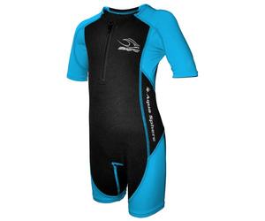 Aqua Sphere Stingray HP Traje de Baño de Neopreno de Manga Corta, Niños, Azul (Blue), 4 Años