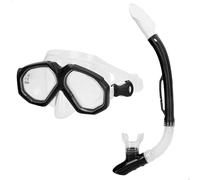 AKTIVE Aqua Sport Gafas Buceo con Tubo Flexible Adultos, Máscara antigotas, Fácil Ajuste, Látex Free, Protección contra Salpicaduras, Válvula de Escape, Lentes policarbonato, Snorkel (54256)