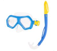 AKTIVE Aqua Sport Gafas Buceo niño, Máscara antigotas, Fácil Ajuste, Látex Free, Tubo con protección contra Salpicaduras, Liberación fácil, Lentes policarbonato, Snorkel niños, +7 años (54260)