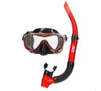 Aqua Sport Set gafas de buceo y tubo adulto con funda
