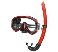 AKTIVE Aqua Sport Gafas de Buceo con Tubo Adultos, Sello Silicona, Látex Free, Lentes de policarbonato, Fácil Ajuste, Hipoalergénico, Set Snorkel, +12 años (54253)