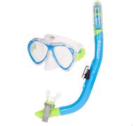 AKTIVE Aqua Sport Gafas de Buceo con Tubo seco niños, Soporte para cámara Desmontable, Válvula Escape, Silicona, Látex Free, Lentes Cristal Templado, Boquilla TPR, Ajuste hermético (54264)