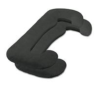 Aqua-Textil Classic Line Ergo 150 - Juego de 2 Fundas de Almohada (algodón, con Cremallera), Color Gris Antracita