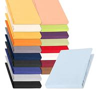 aqua-textil Pur Sábanas Ajustables Cama Boxspring Cama de Agua algodón Elastano 120x200-130x220 cm Azul Agua