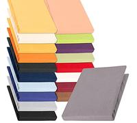 aqua-textil Pur Sábanas Ajustables Cama Boxspring Cama de Agua algodón Elastano 140x200-160x220 cm Gris Oscuro