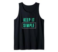 Aqua verde azulado claro tan simple como se pone verde azulado claro Aqua Camiseta sin Mangas