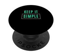Aqua verde azulado claro tan simple como se pone verde azulado claro Aqua PopSockets PopGrip Adhesivo