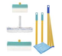 Aquablade® A THE ORIGINAL | Limpiacristales de silicona AquaBlade con depósito | Kit de limpieza de ventanas | Calidad profesional | Juego completo