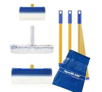 Aquablade® B THE ORIGINAL | Limpiacristales de silicona AquaBlade con depósito | Kit de limpieza de ventanas | Calidad profesional | Juego completo