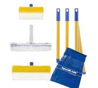 Aquablade Y THE ORIGINAL | Limpiacristales de silicona con depósito | Kit de limpieza de ventanas | Limpiacristales calidad profesional | HS CODE 9603909900 | REX N. ITREXIT04942720287