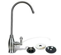 Aquaboon Grifo purificador de filtro de agua para cualquier unidad RO o sistema de filtración de agua (níquel cepillado contemporáneo)