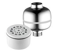 AquaCare by HotelSpa® 1138 Advanced - Filtro de ducha universal de alta intensidad supercompacto con cartucho de filtro de ducha reemplazable de 3 etapas