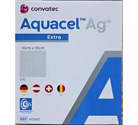 Aquacel Ag+ Extra - Compresas (10 x 10 cm, 10 unidades)