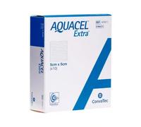 Aquacel Extra 5X5 cm 10 Apósitos - Curación de Heridas