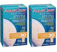 AquaClear Carga de Carbon 30, Eliminador de Amonio (Paquete de 2)