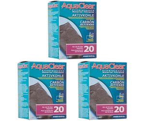 AquaClear Carga Filtrante 20, Carbon (Paquete de 3)