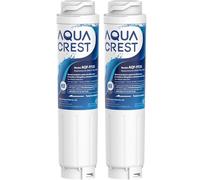 AQUACREST 644845 Filtros de Agua Para Frigorífico, Compatible para Bosch UltraClarity 644845, 00740560, 740560, 00499850, 00649379, 9000194412, 9000077104, MIELE/Haier 0060820860, 0060218743 (2）
